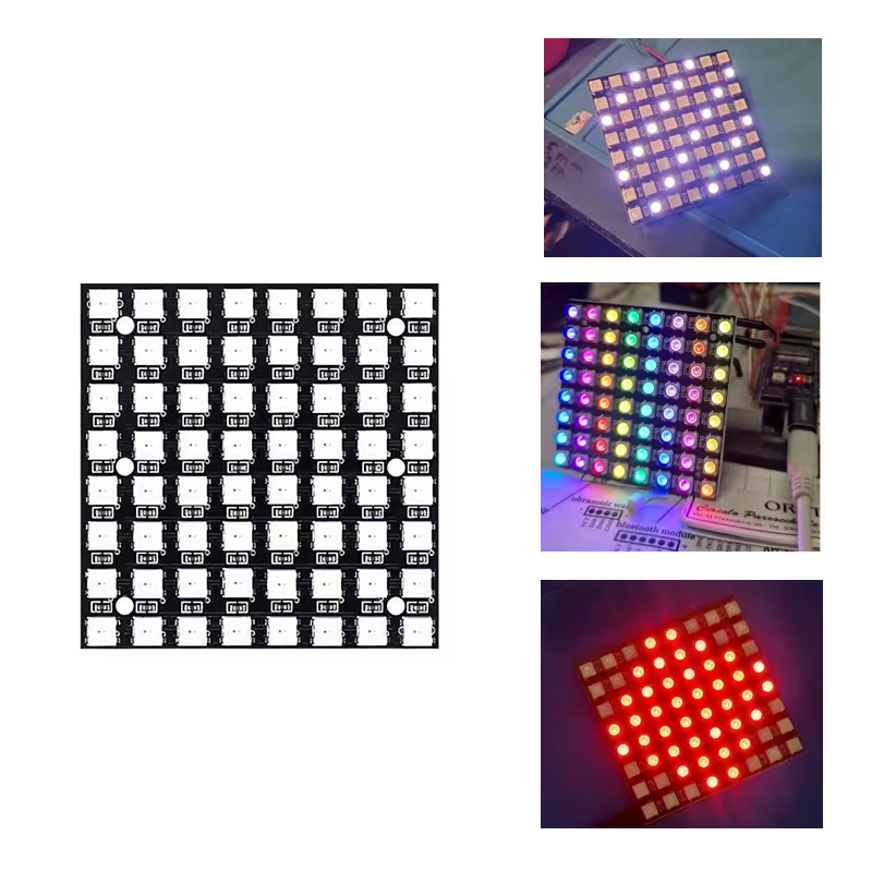 WS2812 LED 5050 RGB 8x8 64 Bit - Rgb Led Matrix 8X8 recension och pris
