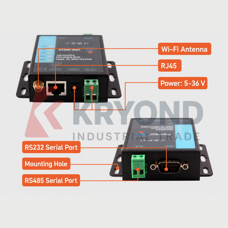 USR-W610 RS232 RS485 Serial De - Diy Home Automation Server recension och pris