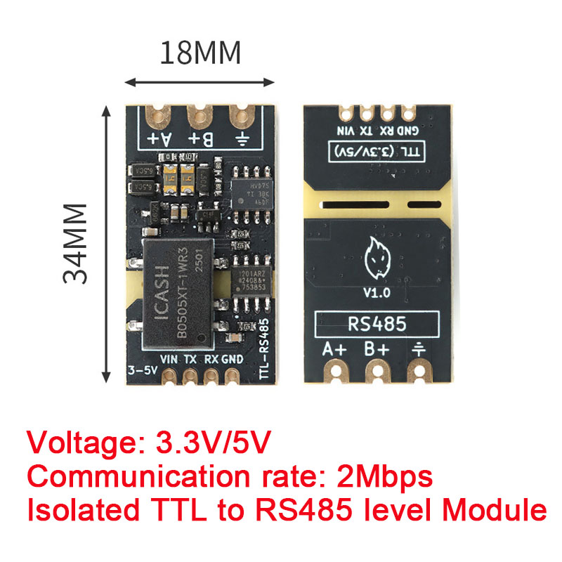 5Pcs/1pc Isolated TTL to RS485 - Shelly Relay Module recension och pris