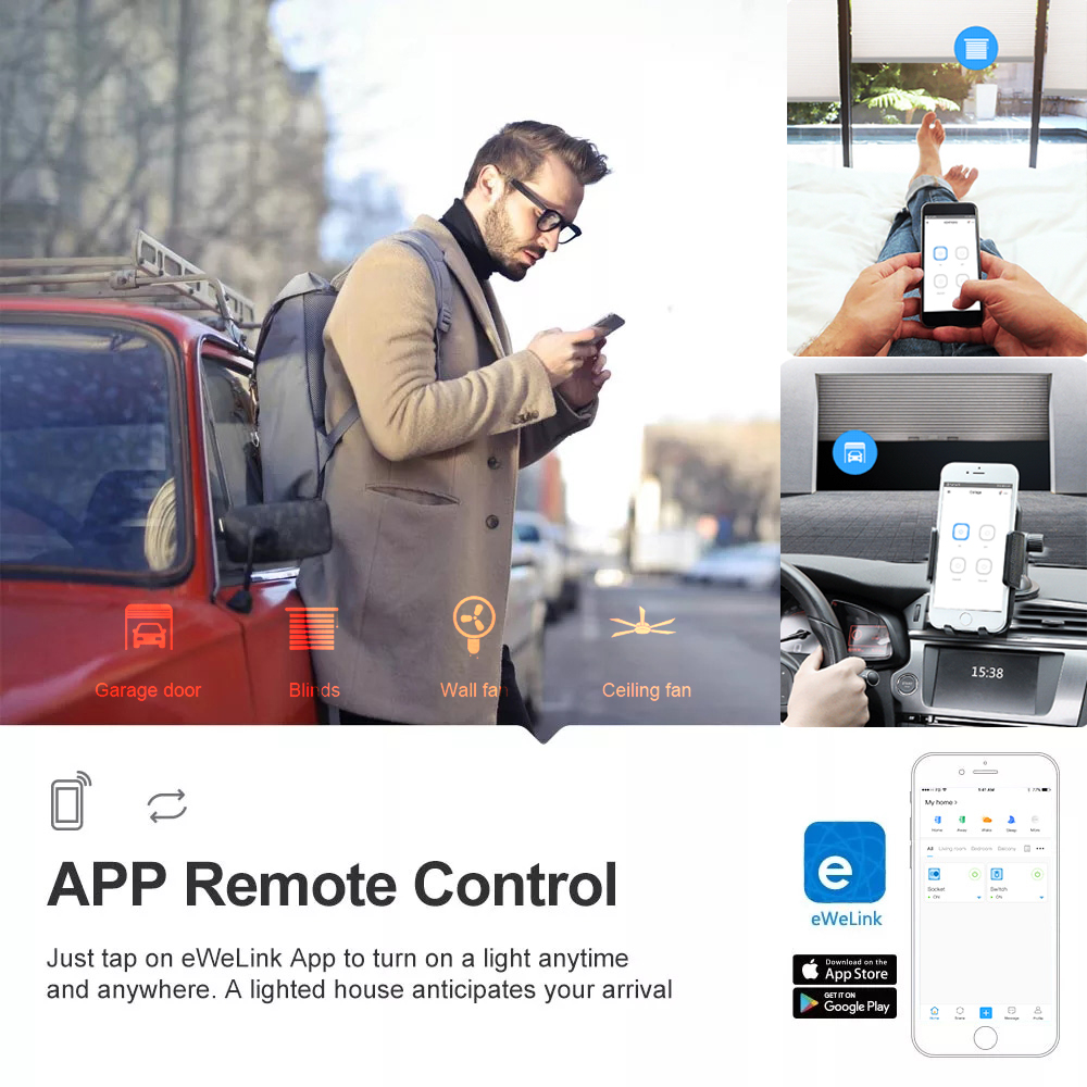 4CH EWelink Smart WiFi Relay S - Home Automation Ideas recension och pris