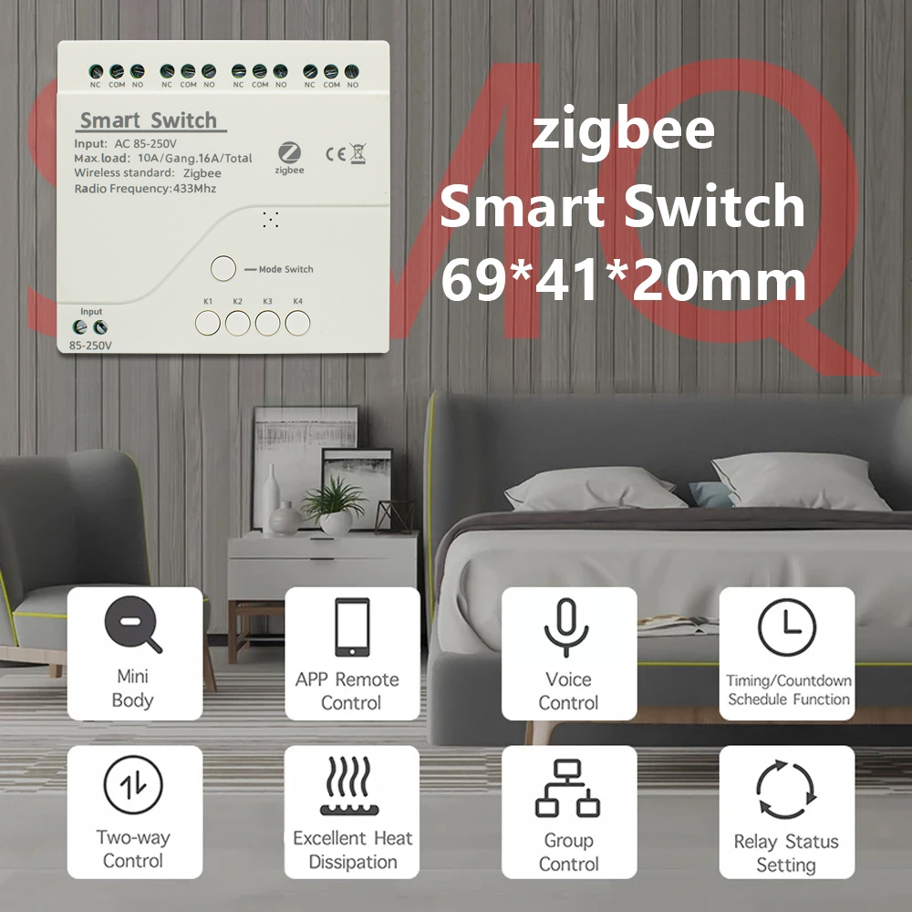 Zigbee Smart Switch Wifi Relay - Home Automation Ideas recension och pris